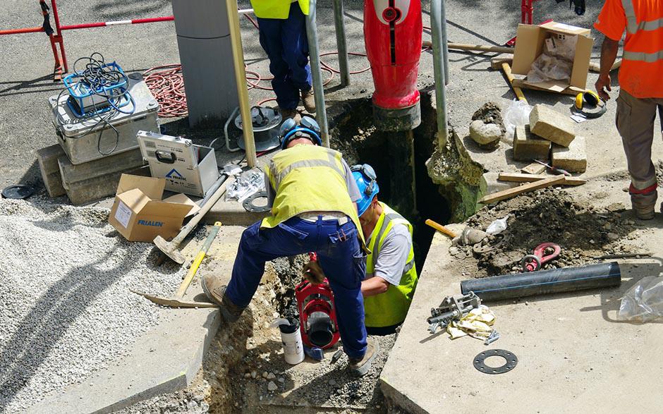 canalisation egout Voisins-le-Bretonneux